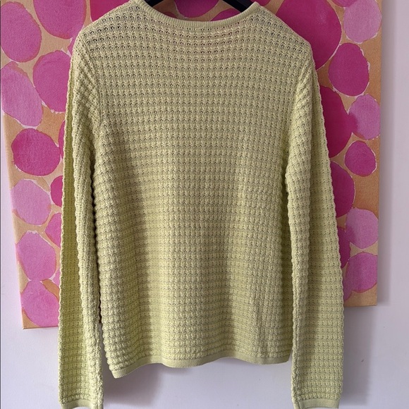 Veronica Beard Green Cardigan Sweater PtP 22” - Picture 3 of 8